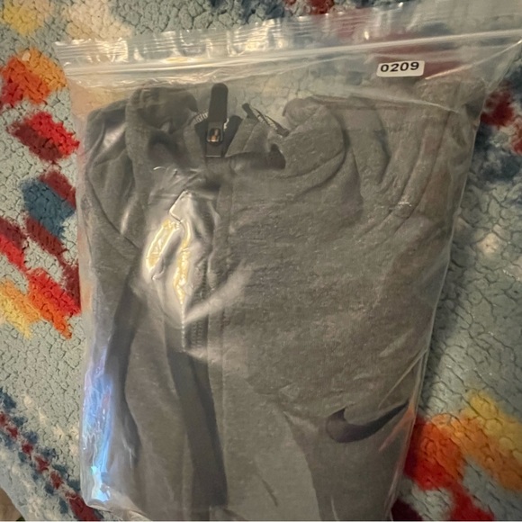 Nike Dri Fit Full Zip Hoodie Gray Men’s Size Large Athletic Drawstring Casual - Picture 14 of 14
